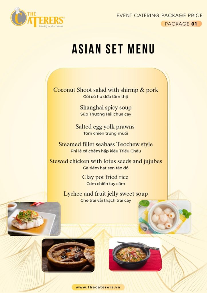 Menu 3 Tối giản tinh tế