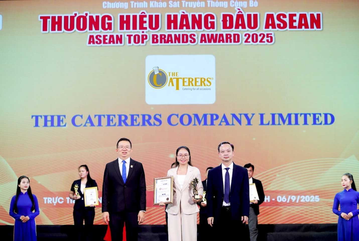 The Caterers Được Vinh Danh Top 10 Thương Hiệu Uy Tín Và Chất Lượng ASEAN