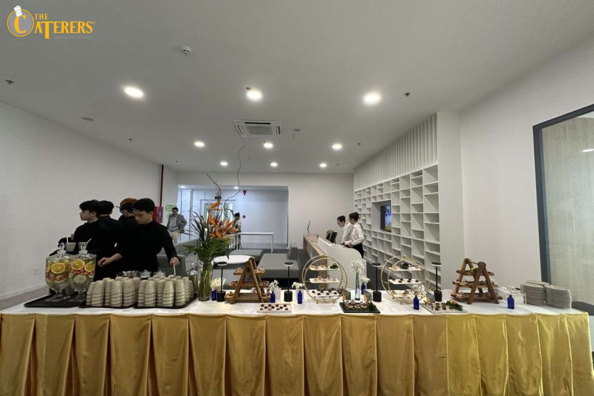 quy trình đặt tiệc buffet tại the caterers