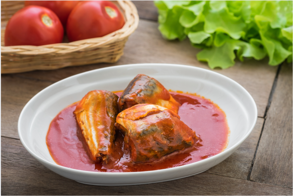 Cơm Cá Sốt Cà + Canh Cải + Thanh Long