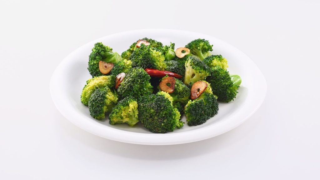 Bông cải xào